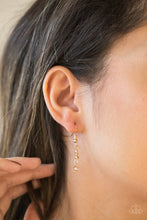 Load image into Gallery viewer, Paparazzi "Twilight Twinkle" Gold Lanyard Necklace &amp; Earring Set Paparazzi Jewelry
