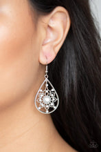 Load image into Gallery viewer, Paparazzi A Flair For Fabulous - White Earrings
