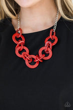 Load image into Gallery viewer, Paparazzi Chromatic Charm - Red Necklace
