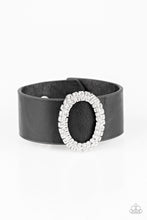 Load image into Gallery viewer, Paparazzi VINTAGE VAULT "Center Stage Starlet" Black Wrap Bracelet Paparazzi Jewelry
