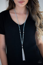 Load image into Gallery viewer, Paparazzi Tassel Takeover - Blue Necklace
