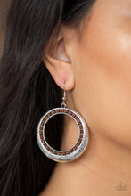 Load image into Gallery viewer, Paparazzi Go-Go Glow - Brown Earrings
