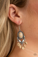 Load image into Gallery viewer, Paparazzi "Southern Sandstone" Brown Earrings Paparazzi Jewelry
