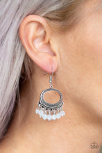 Load image into Gallery viewer, Paparazzi Happy Days - White Earrings
