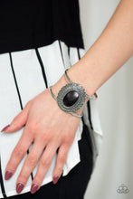 Load image into Gallery viewer, Paparazzi VINTAGE VAULT "Extra EMPRESS-ive" Black Bracelet Paparazzi Jewelry
