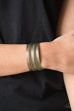 Load image into Gallery viewer, Paparazzi Perfectly Patterned - Brass Bracelet
