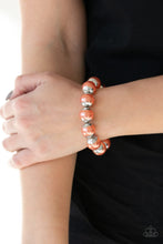 Load image into Gallery viewer, Paparazzi One Woman Show-STOPPER - Orange Bracelet
