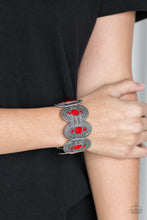 Load image into Gallery viewer, Paparazzi Turn Up The TROPICAL Heat - Red Bracelet
