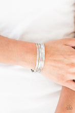 Load image into Gallery viewer, Paparazzi Timelessly Textured - Silver Bracelet
