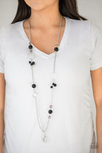 Load image into Gallery viewer, Paparazzi Pageant Princess - Black Lanyard

