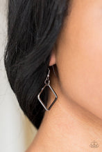 Load image into Gallery viewer, Paparazzi Backed Into A Corner - Black Necklace
