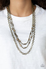 Load image into Gallery viewer, Paparazzi ♥ Metro Mixer - Brass ♥ Necklace
