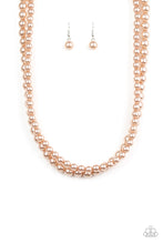 Load image into Gallery viewer, Paparazzi "Woman Of The Century" Brown Necklace &amp; Earring Set Paparazzi Jewelry

