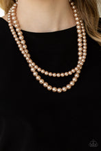Load image into Gallery viewer, Paparazzi "Woman Of The Century" Brown Necklace &amp; Earring Set Paparazzi Jewelry
