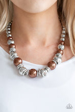Load image into Gallery viewer, Paparazzi Hollywood HAUTE Spot - Brown Necklace
