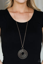 Load image into Gallery viewer, Paparazzi Running Circles In My Mind - Rose Gold Necklace
