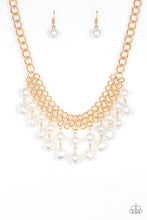 Load image into Gallery viewer, Paparazzi "5th Avenue Fleek" Gold Necklace &amp; Earring Set Paparazzi Jewelry
