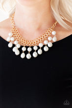 Load image into Gallery viewer, Paparazzi "5th Avenue Fleek" Gold Necklace &amp; Earring Set Paparazzi Jewelry
