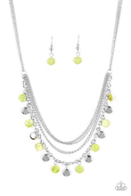 Load image into Gallery viewer, Paparazzi VINTAGE VAULT "Beach Flavor" Green Necklace &amp; Earring Set Paparazzi Jewelry

