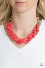 Load image into Gallery viewer, Paparazzi Savannah Surfin - Orange Necklace
