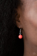 Load image into Gallery viewer, Paparazzi VINTAGE VAULT "Seaside Soiree" Orange Necklace &amp; Earring Set Paparazzi Jewelry

