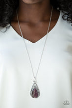 Load image into Gallery viewer, Paparazzi Enchanted Eden - Purple Necklace
