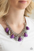 Load image into Gallery viewer, Paparazzi Change Of Heart - Purple Necklace
