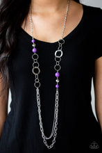 Load image into Gallery viewer, Paparazzi Modern Motley - Purple Necklace
