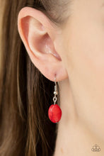 Load image into Gallery viewer, Paparazzi Grounded In ARTIFACT - Red Necklace
