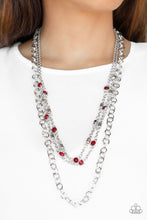 Load image into Gallery viewer, Paparazzi Metro Mixer - Red Necklace
