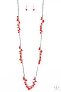 Paparazzi Miami Mojito - Red Necklace