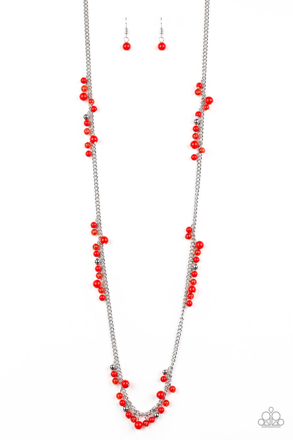 Paparazzi Miami Mojito - Red Necklace