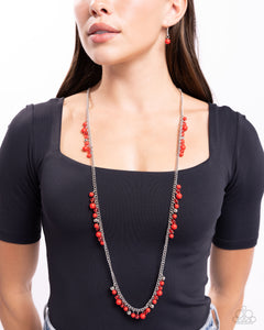 Paparazzi Miami Mojito - Red Necklace