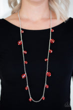 Load image into Gallery viewer, Paparazzi GLOW-Rider - Red Necklace
