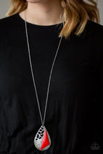 Load image into Gallery viewer, Paparazzi Impressive Edge - Red Necklace
