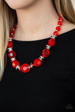 Load image into Gallery viewer, Paparazzi Dine and Dash - Red Necklace

