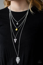 Load image into Gallery viewer, Paparazzi Grounded In ARTIFACT - Yellow Necklace
