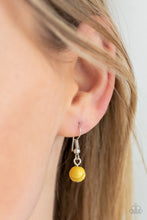 Load image into Gallery viewer, Paparazzi "Medallion Meadow" Yellow Necklace &amp; Earring Set Paparazzi Jewelry
