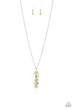 Load image into Gallery viewer, Paparazzi VINTAGE VAULT "Teardrop Serenity" Yellow Necklace &amp; Earring Set Paparazzi Jewelry
