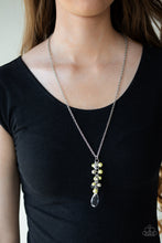 Load image into Gallery viewer, Paparazzi VINTAGE VAULT "Teardrop Serenity" Yellow Necklace &amp; Earring Set Paparazzi Jewelry
