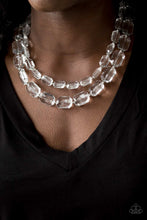 Load image into Gallery viewer, Paparazzi Ice Bank - White Necklace
