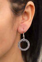Load image into Gallery viewer, Paparazzi VINTAGE VAULT "City Circus" Silver Necklace &amp; Earring Set Paparazzi Jewelry

