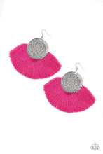Load image into Gallery viewer, Paparazzi "Foxtrot Fringe" Pink Earrings Paparazzi Jewelry

