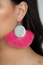 Load image into Gallery viewer, Paparazzi "Foxtrot Fringe" Pink Earrings Paparazzi Jewelry
