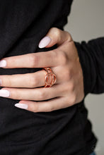 Load image into Gallery viewer, Paparazzi VINTAGE VAULT "City Center Chic" Copper Ring Paparazzi Jewelry
