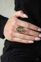 Load image into Gallery viewer, Paparazzi Majestically Monte Carlo - Brass Ring
