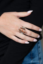 Load image into Gallery viewer, Paparazzi VINTAGE VAULT "Majestically Monte Carlo" Brown Ring Paparazzi Jewelry
