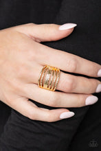 Load image into Gallery viewer, Paparazzi Basic Maverick - Gold Ring
