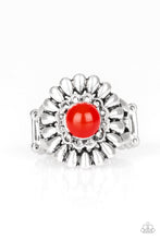 Load image into Gallery viewer, Paparazzi VINTAGE VAULT "Poppy Pep" Red Ring Paparazzi Jewelry
