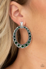 Load image into Gallery viewer, Paparazzi All For GLOW - Green Earrings
